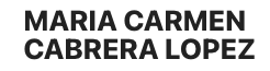 MARIA CARMEN CABRERA LOPEZ