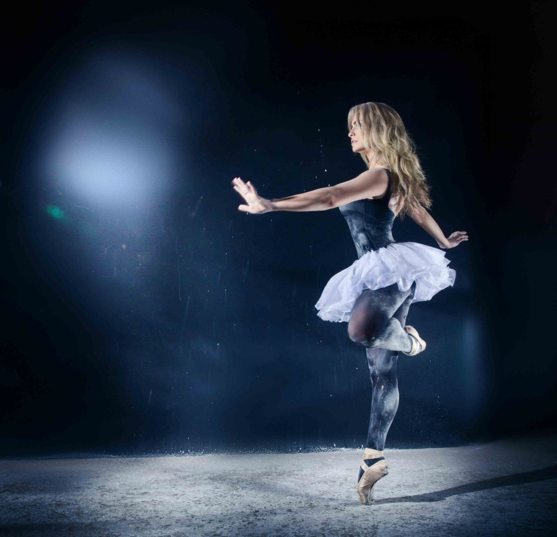 Bailarina con atuendos